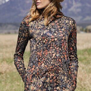 Peruvian Connection Forest Tapestry Tunic, XL